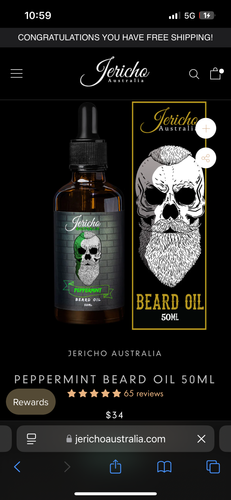 PEPPERMINT BEARD OIL 50ML