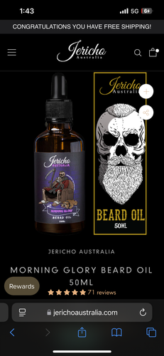 MORNING GLORY BEARD OIL 50ML