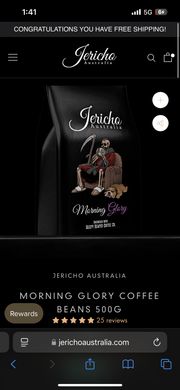 MORNING GLORY COFFEE BEANS 500G