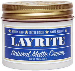 Layrite Natural Matte Cream Pomade 4.25oz